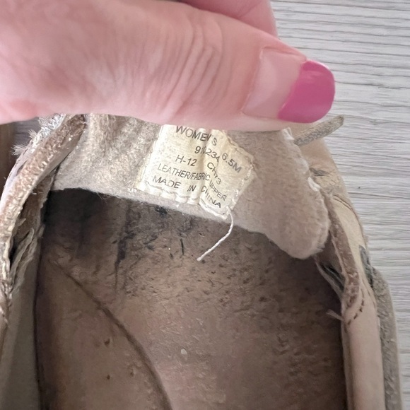 SPERRY angelfish animal print sequin boat shoes size 6.5 - Picture 10 of 13